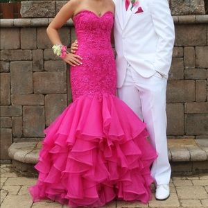 Prom dress from Raelynn’s Boutique